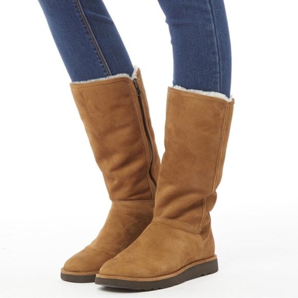 UGG Women's Abree Tall Boots Size 7 - Picture 1 of 13
